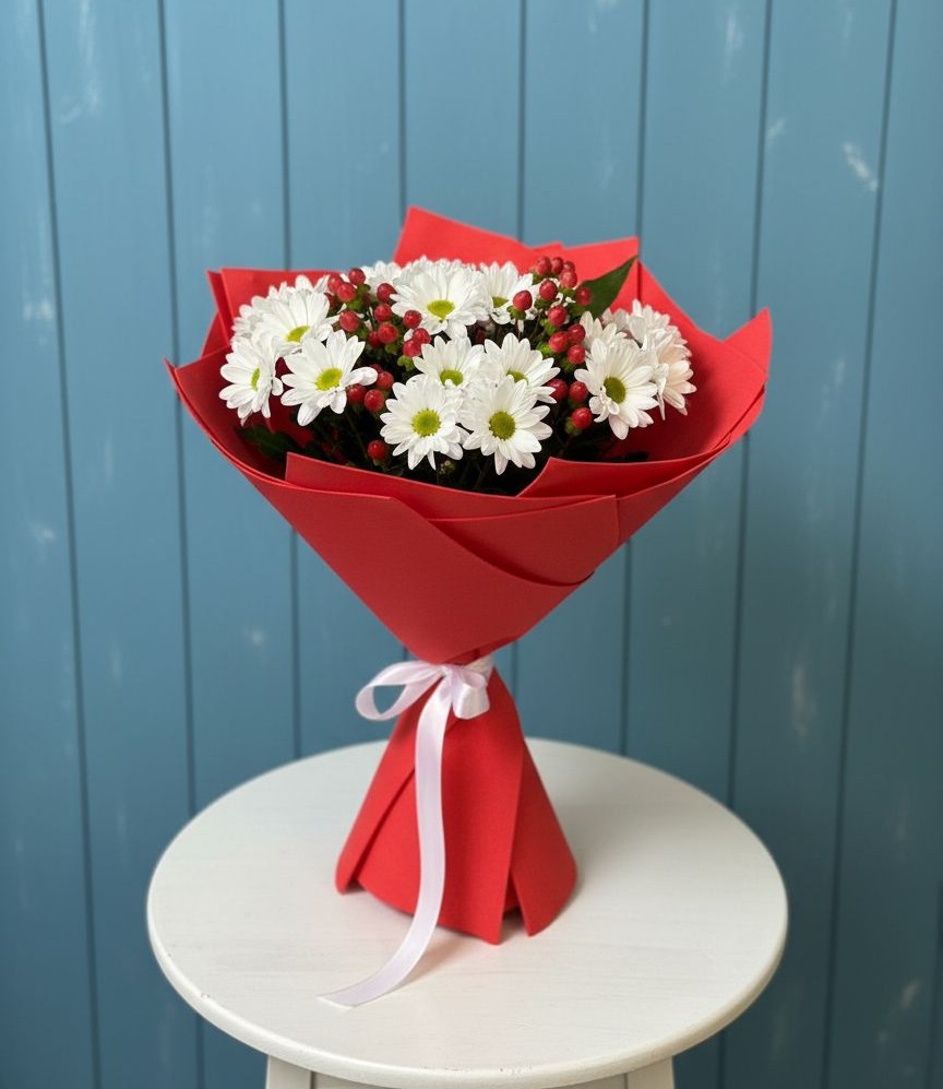 Букет цветов из: Хризантемы в Ахтубинске