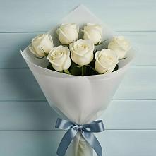 Букет 7 Белых роз Эдлесс Лав #REPLACE_PRED# Ахтубинске