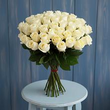 Букет 51 Белая роза Эдлесс Лав #REPLACE_PRED# Ахтубинске