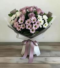 Букет цветов из:  Хризантемы и Розы в Ахтубинске